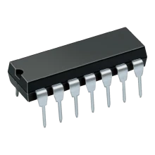 Nome otimizado: CI 74L503 - Circuito Integrado de 4 portas NAND com saída de coletor aberto
