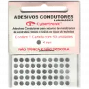 Adesivo Condutor Metalizado Cybertronic 4mm - Kit com 50 unidades