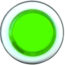 Green Acrylic Raspberry Arcade Button