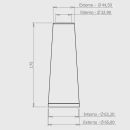 Cone de Linha 175mm para Bobinar Fio de Máquina de Costura