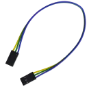 Cable Dupont Hembra-Hembra 2.54mm 20cm 3 vías