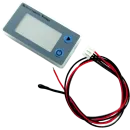 Voltage Meter Module 10-100Vdc with Battery Level and Temperature Display