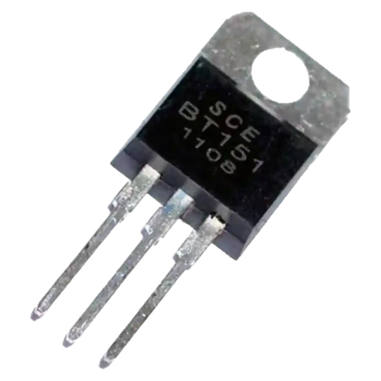 Transistor BT151-500R de Potência de 500V e 12A