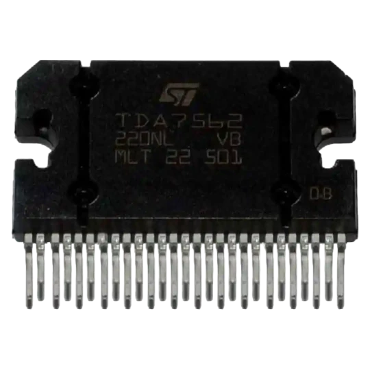 C.I. TDA7562 - Circuito Integrado de Amplificador de Áudio de Alta Potência