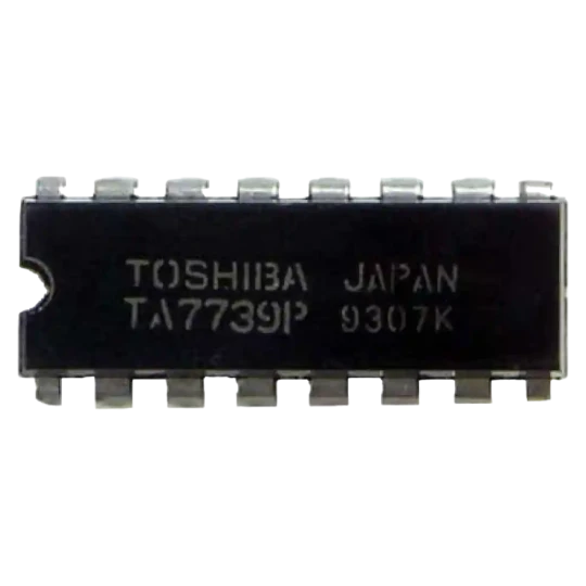 C.I. TA7739P Toshiba - Circuito Integrado de Áudio de Alta Qualidade
