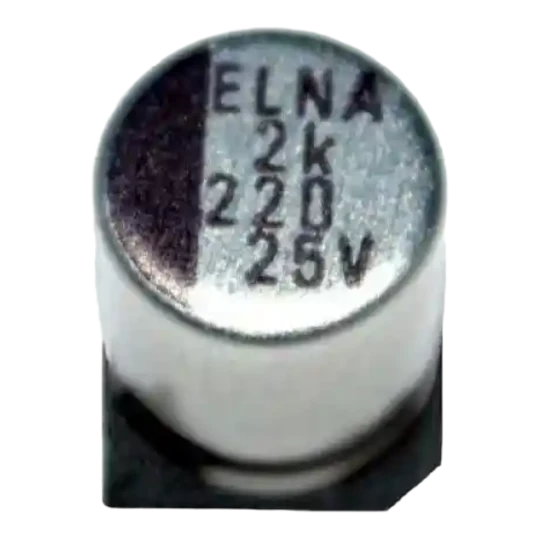 220uF 25V SMD Electrolytic Capacitor