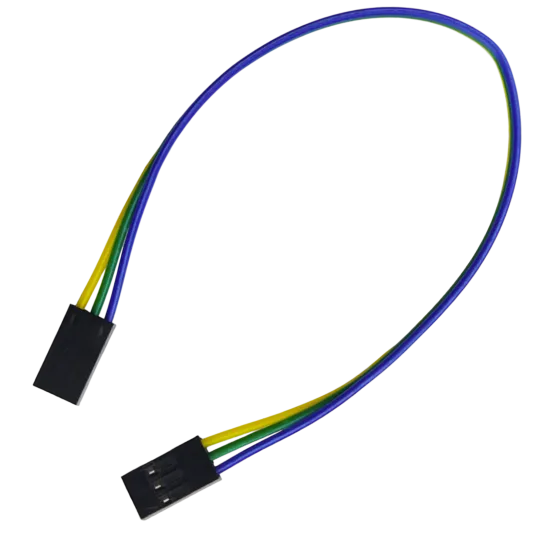 Cable Dupont Hembra-Hembra 2.54mm 20cm 3 vías