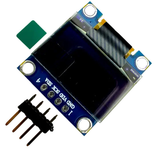 Display OLED 0.96 Azul e Amarelo com Interface I2C