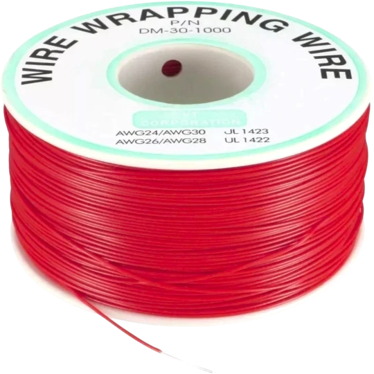 Fio Wire Wrap 30Awg Rolo 250 Metros - Vermelho