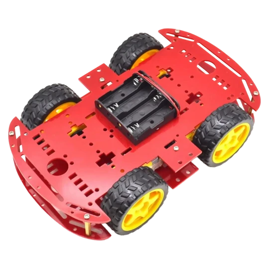 Red 4WD Chassis Kit