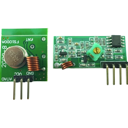 Módulos RF 433 MHz: Transmisor y Receptor